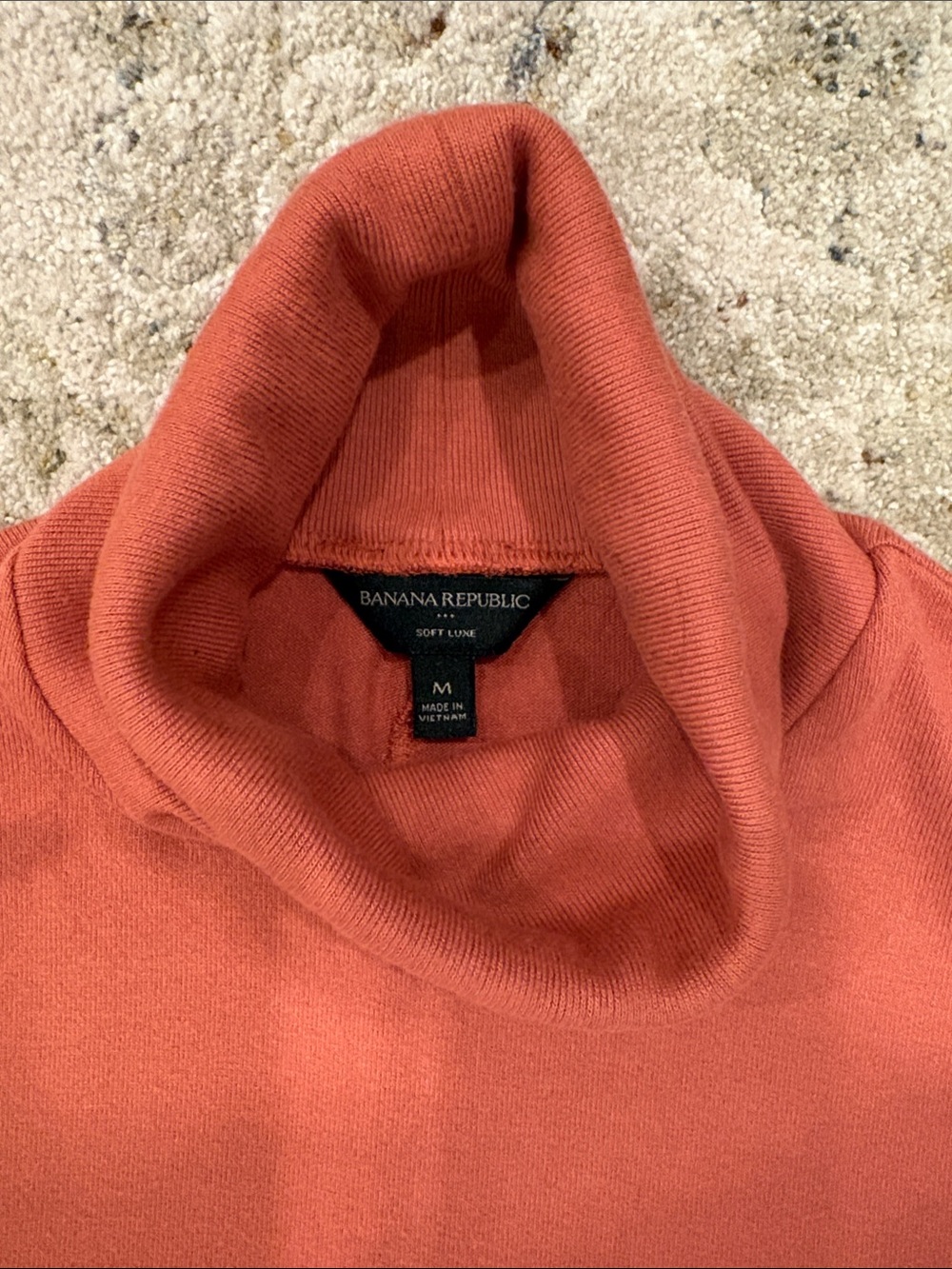 Banana Republic Sleeveless Turtleneck Camisole in Terracotta - Picture 2 of 4